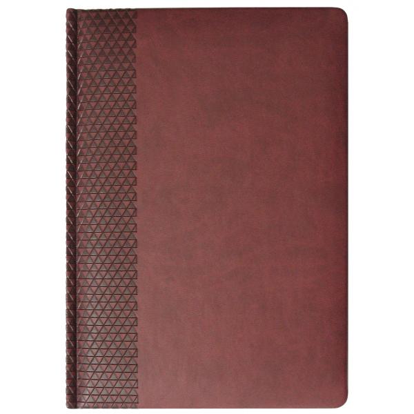Ежедневник Prizma, недатированный, бордовый