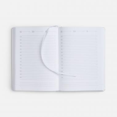 Ежедневник Nebraska, недатированный, белый 