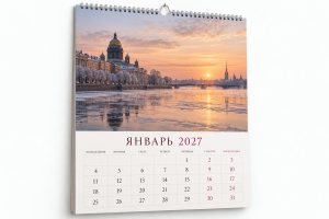 Какие форматы корпоративных календарей бывают