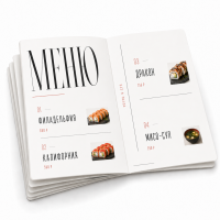 Печать меню для ресторанов и кафе в СПб — изготовление на заказ