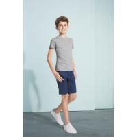 Футболка детская REGENT FIT KIDS, серый меланж