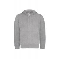 Толстовка мужская Hooded Full Zip серый меланж