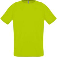 Футболка унисекс SPORTY 140, зеленый неон
