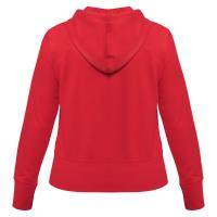 Толстовка женская Hooded Full Zip красная